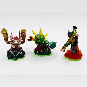 Lot Of 3 Activision Skylanders Action Figures Kids Toy 3"-5"T